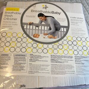 BreathableBaby Classic Mesh Crib Liner - Lavender
